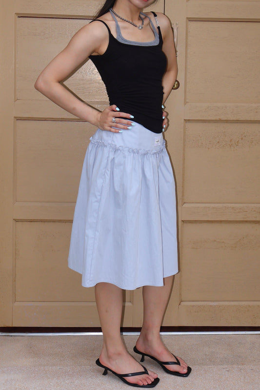 Korean Style High-Waisted Skirt 韩系高腰半裙