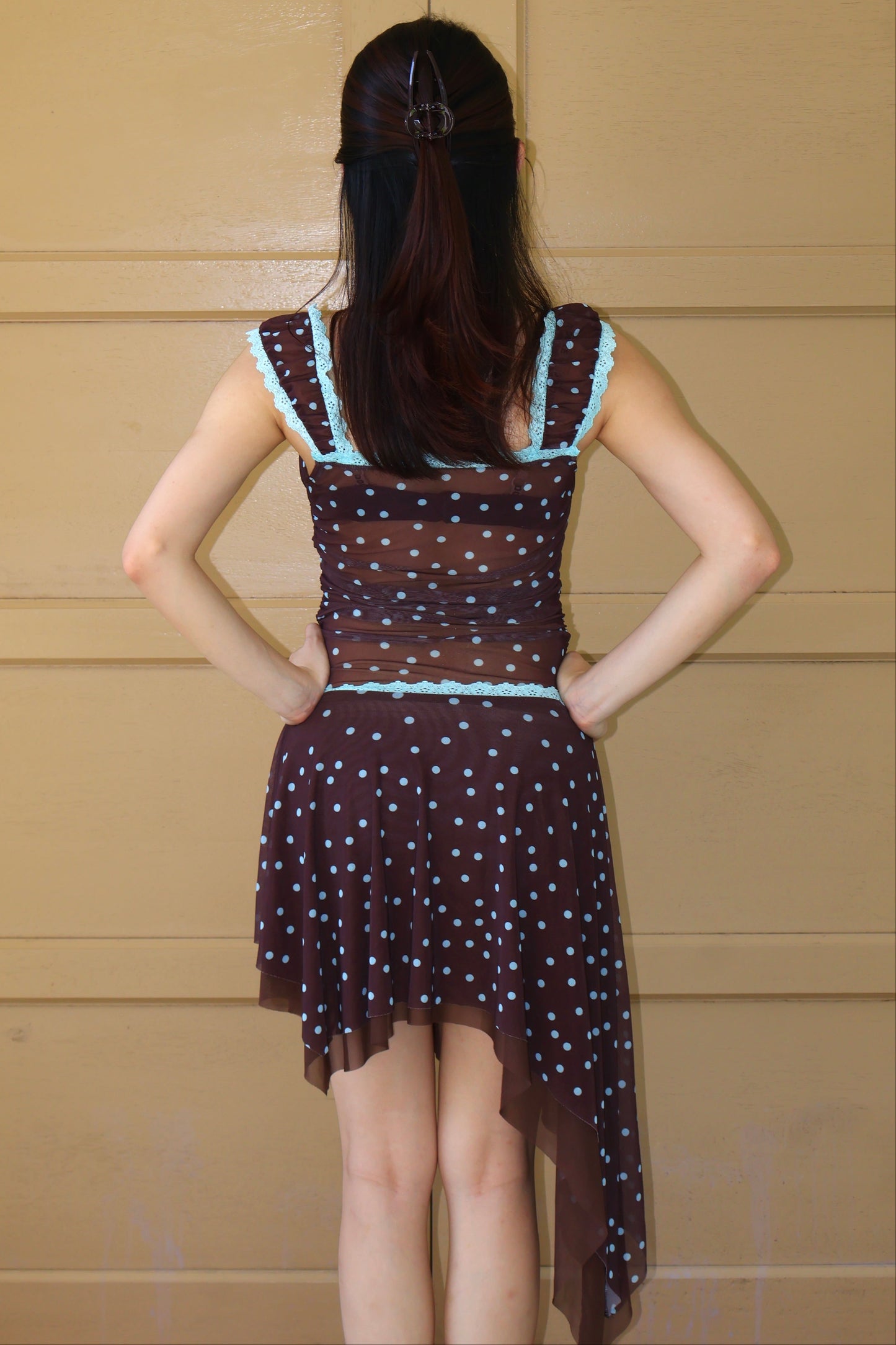 Belle Designed Polka Dot Dress 不规则设计波点连衣裙