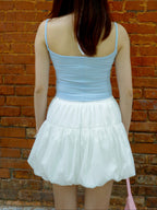 Basic Halter Neck Tie Top 假两件挂脖绑带吊带