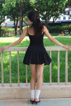 Basic Halter Neck Tie Top 假两件挂脖绑带吊带