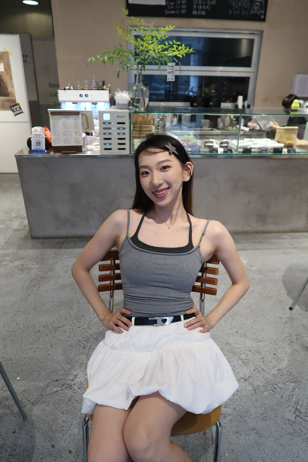 假两件挂脖吊带