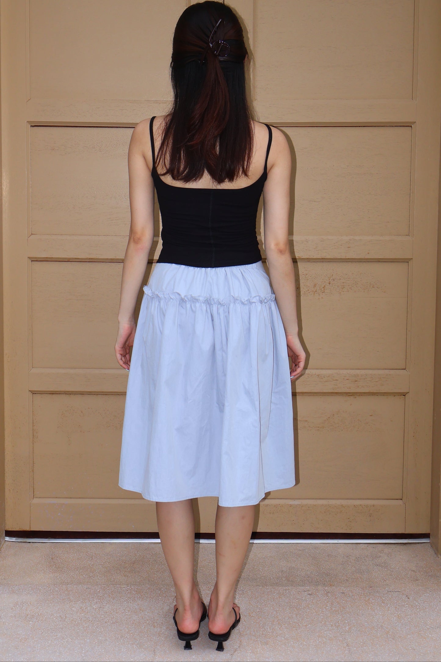 Korean Style High-Waisted Skirt 韩系高腰半裙