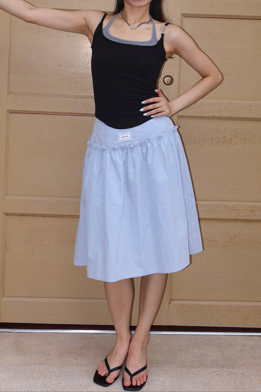 Korean Style High-Waisted Skirt 韩系高腰半裙