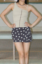 Fitted One-Shoulder Top 修身斜肩吊带