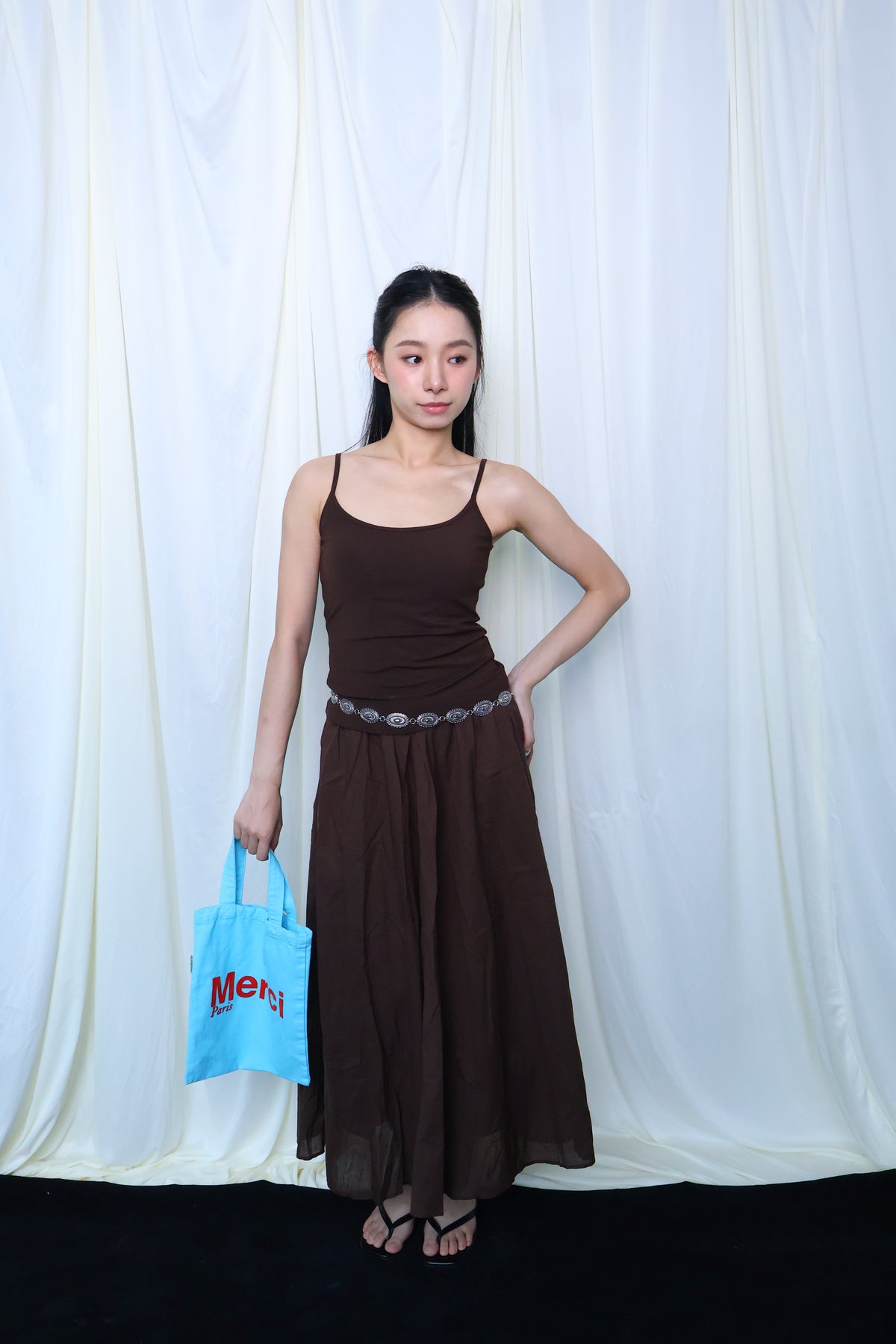 Brown Clean Fit美拉德深棕色吊带