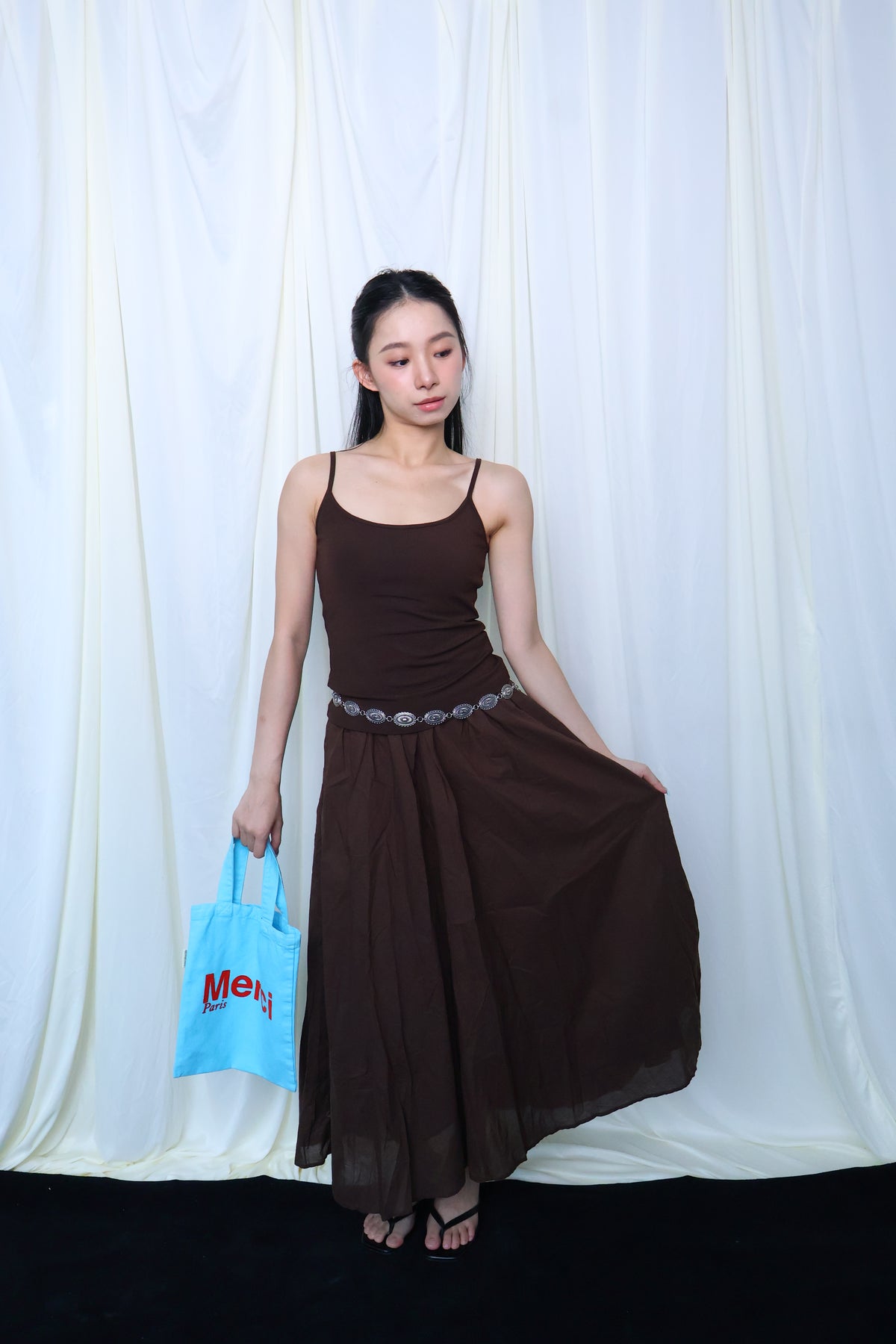 Brown Clean Fit美拉德深棕色吊带