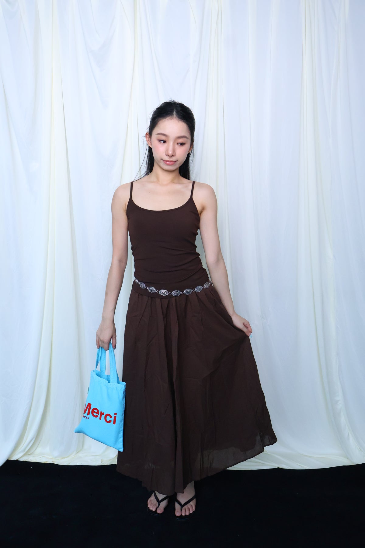 Brown Clean Fit美拉德深棕色吊带