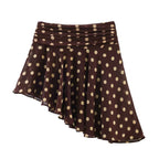 Belle Design Silk Polka Dot Tulle Skirt不规则波点网纱半裙