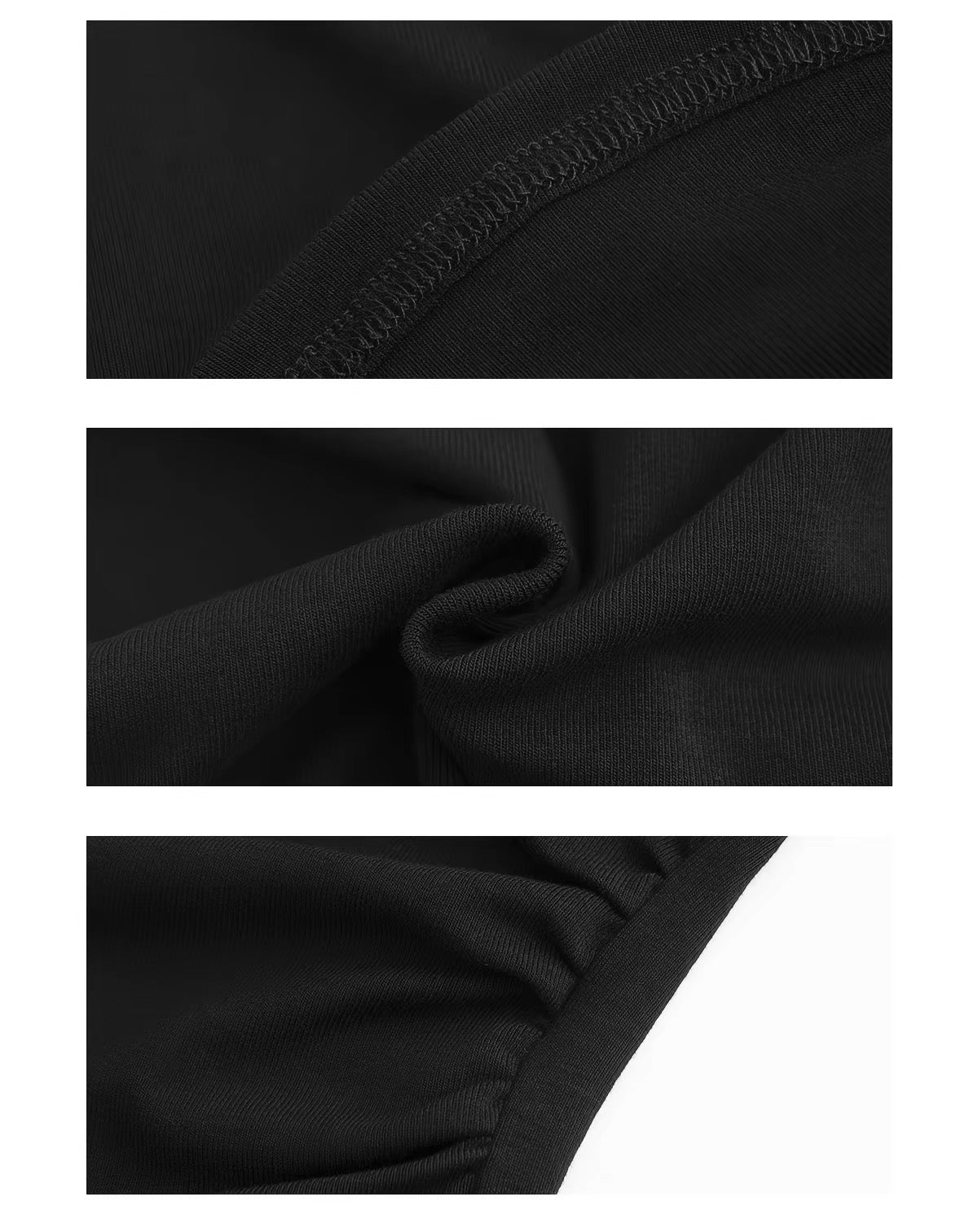 Basic Halter Neck Tie Top 假两件挂脖绑带吊带 高弹力～