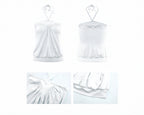 A-Shape Grey Skirt A字型花边褶皱裙