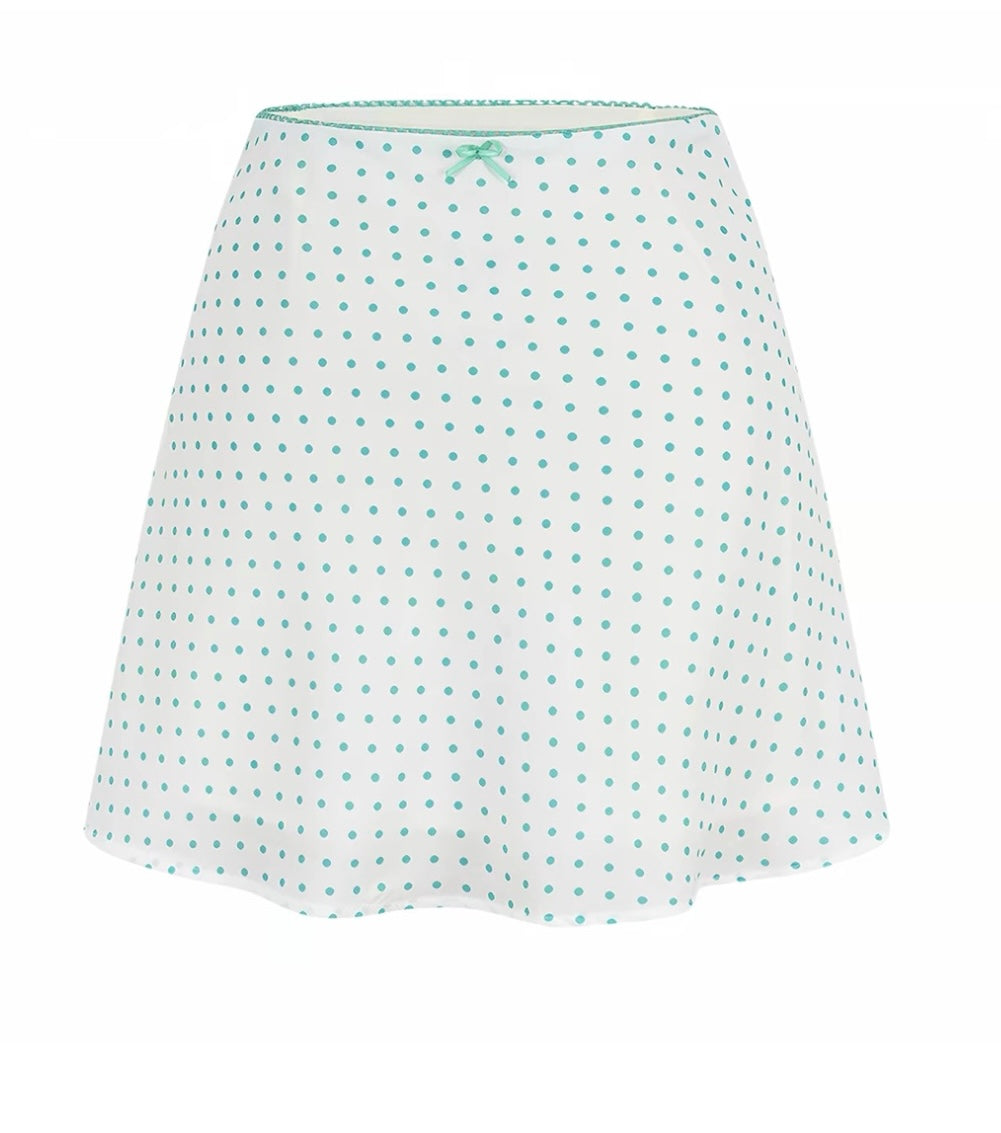 French Style Polka Dot Skirt法式波点半身裙