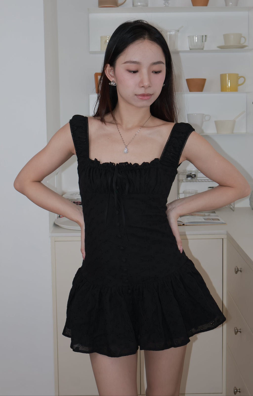 French Style Mini Dress 法式连衣短裙
