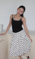 Multi-way polka dot dress多种穿法波点裙