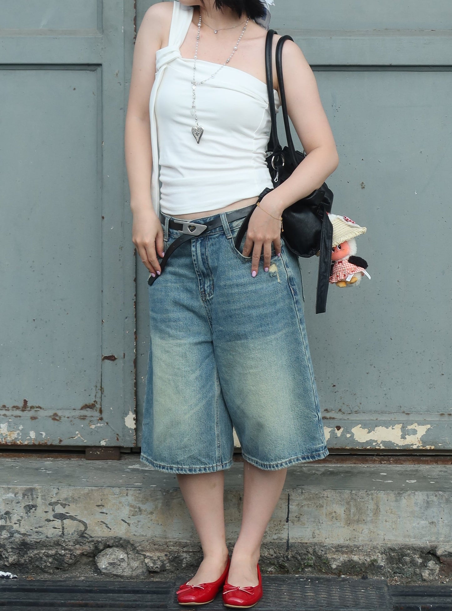 Belle Design Sleeveless Top无袖设计绑带抹胸