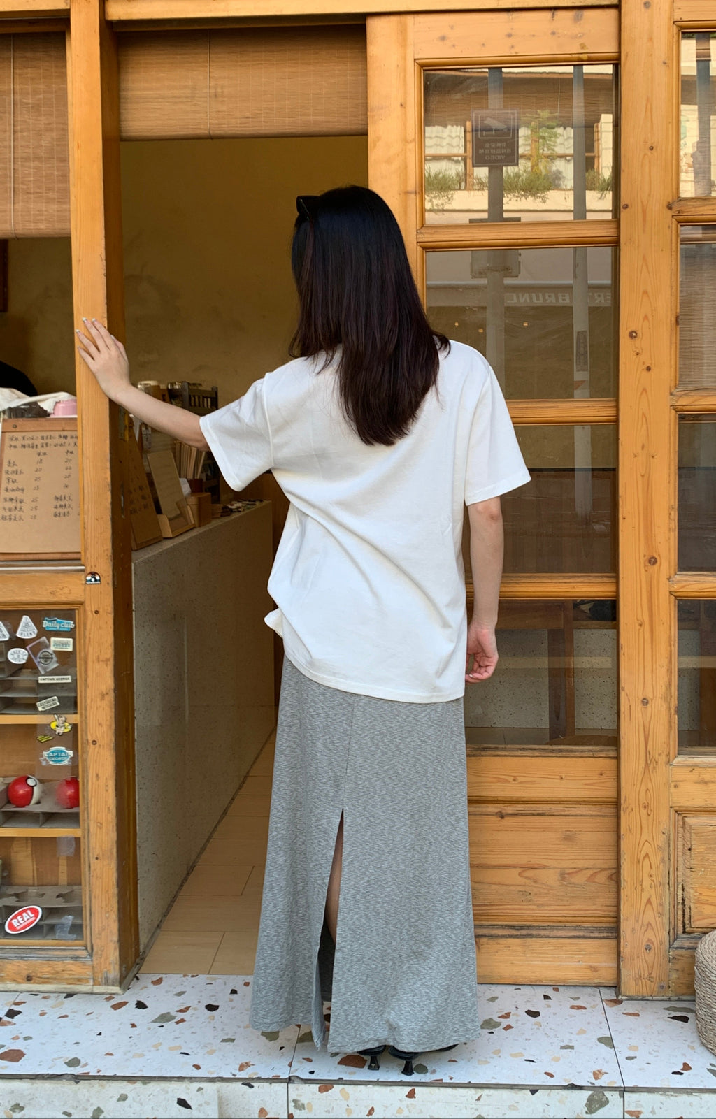 Oversize Lace Heart T-shirt慵懒宽松蕾丝爱心T恤