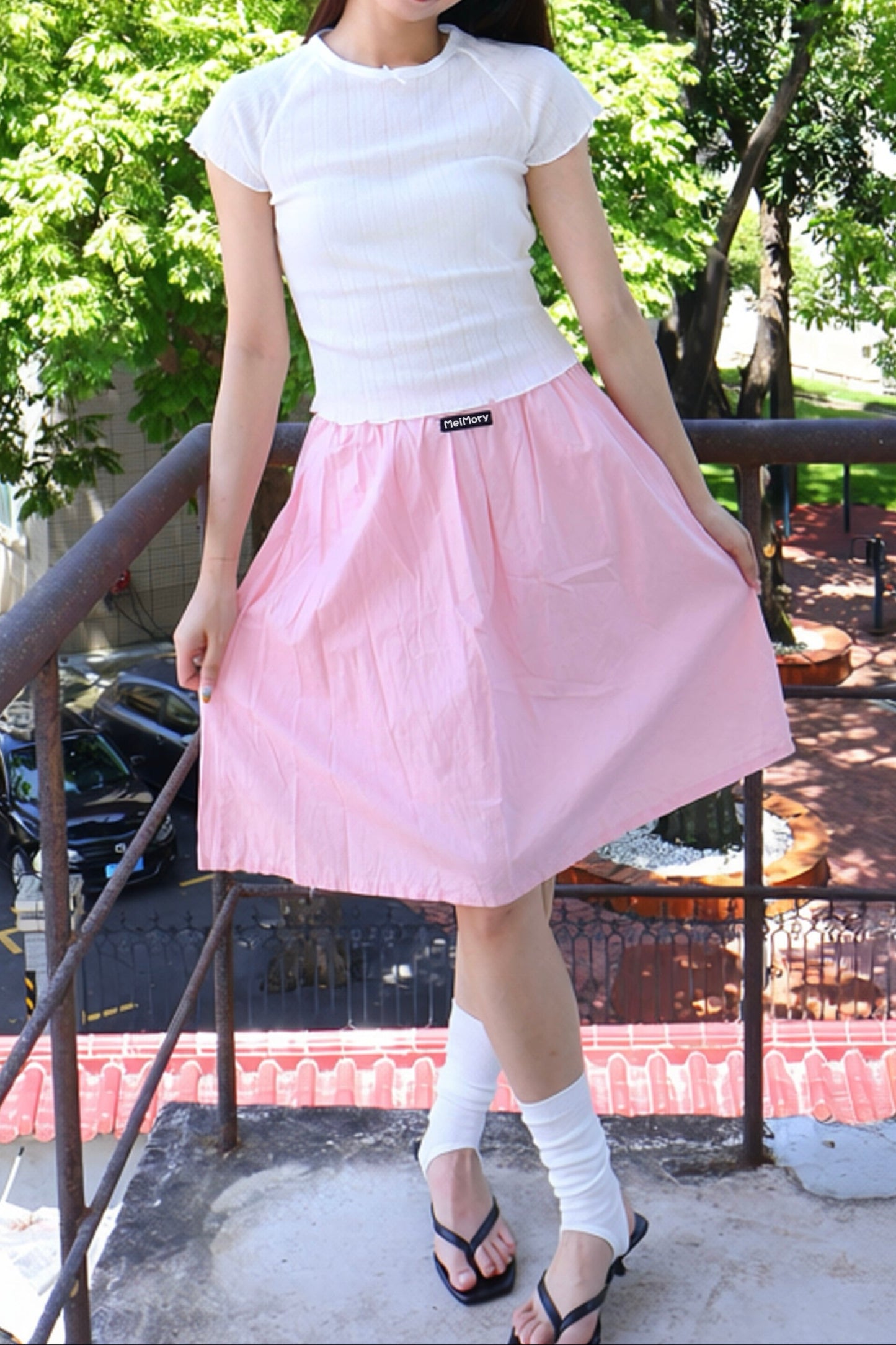 Belle Design Pleated Skirt 褶皱半裙