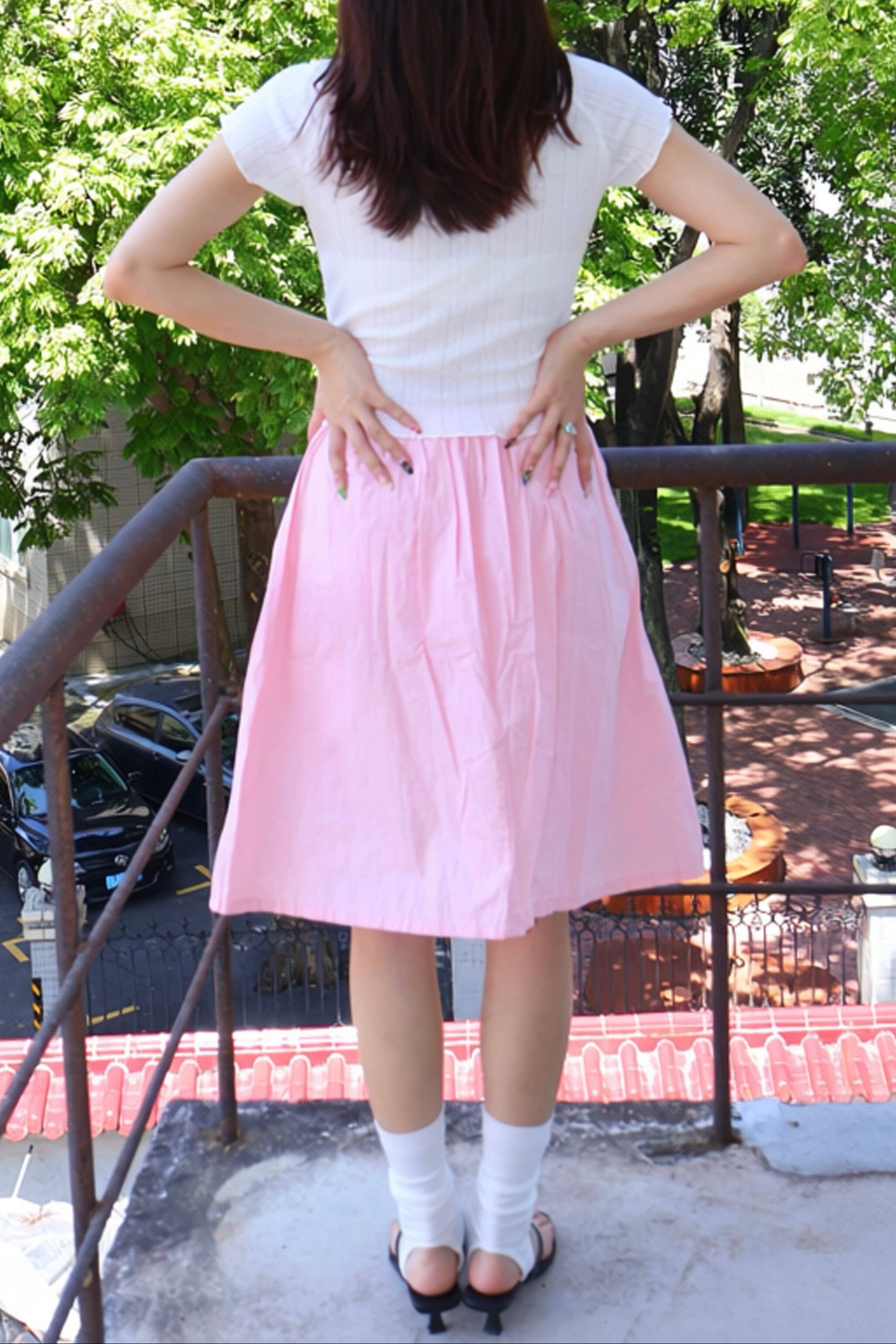 Belle Design Pleated Skirt 褶皱半裙