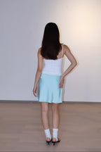 Mint Green Silk Skirt RECOMMEND!醋酸短裙~推荐！