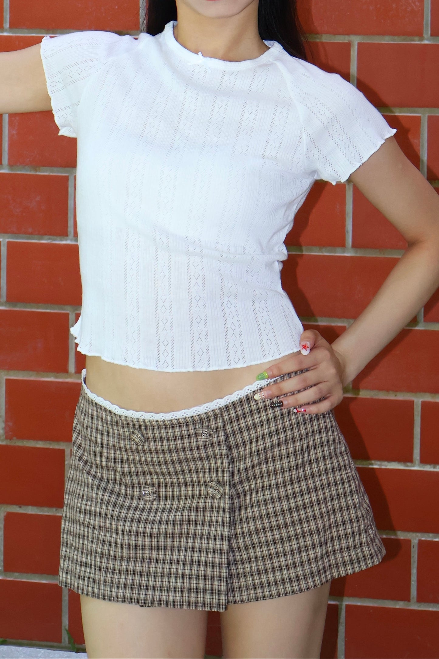 Belle Designed Plaid Skirt & Safety Shorts! 格纹短裙with安全裤！