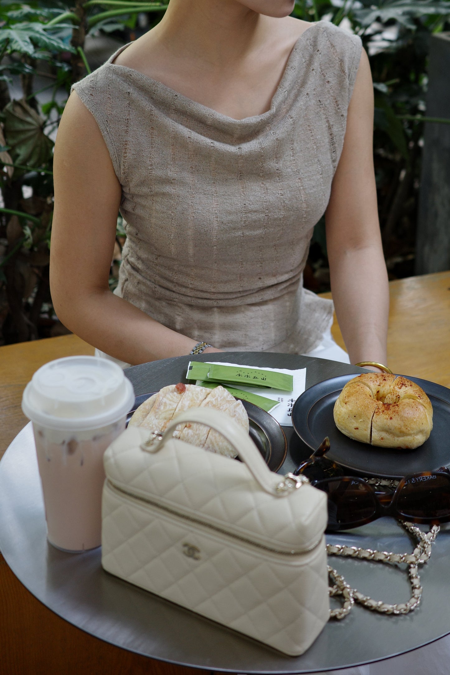 Grace Knit Waist-Tie Top 针织收腰飘带上衣